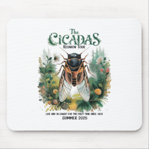 Cicada Brood Xiv Summer Reunion Tour Since 1603 Wa Mouse Pad