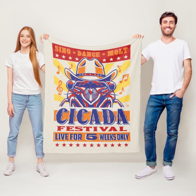 Cicada Country Music Festival Fleece Blanket (In Situ)