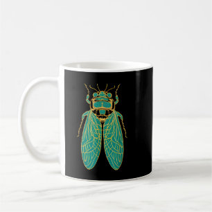 Cicada Insect Great Eastern Brood X Cicada Coffee Mug
