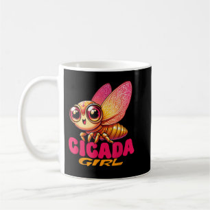 Cicada Insect Invasion Brood XIX XIII Cicada Girl Coffee Mug