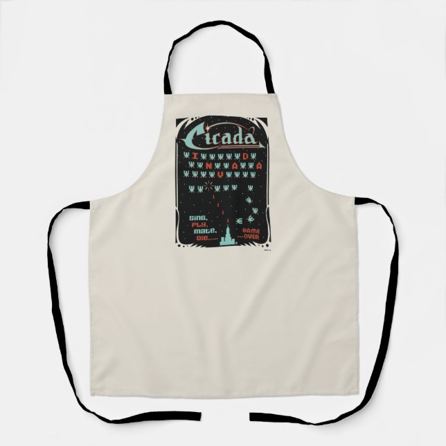 Cicada Invada Apron (Front)