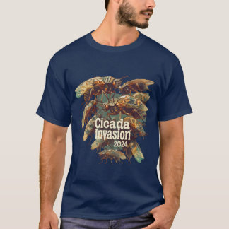 Cicada Invasion 2024 Shock retro T-Shirt