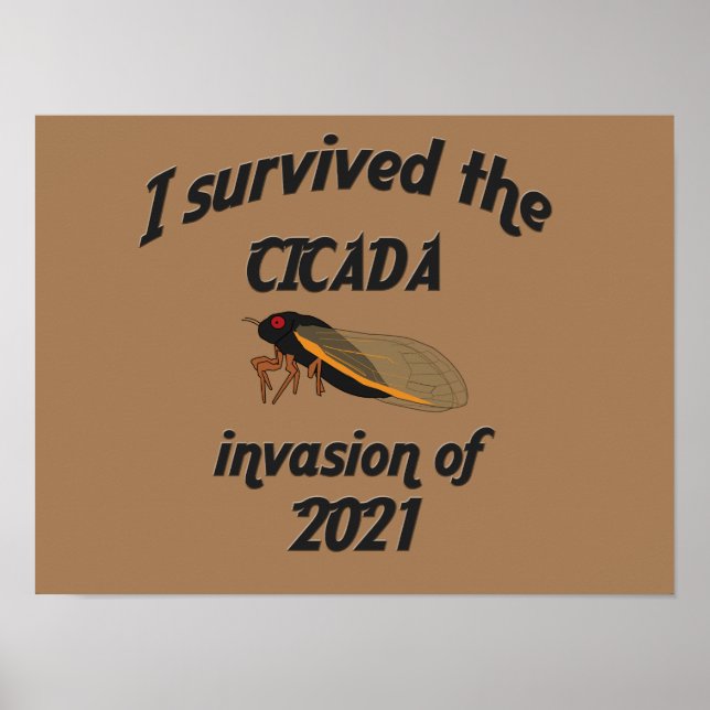 Cicada Invasion Poster (Front)