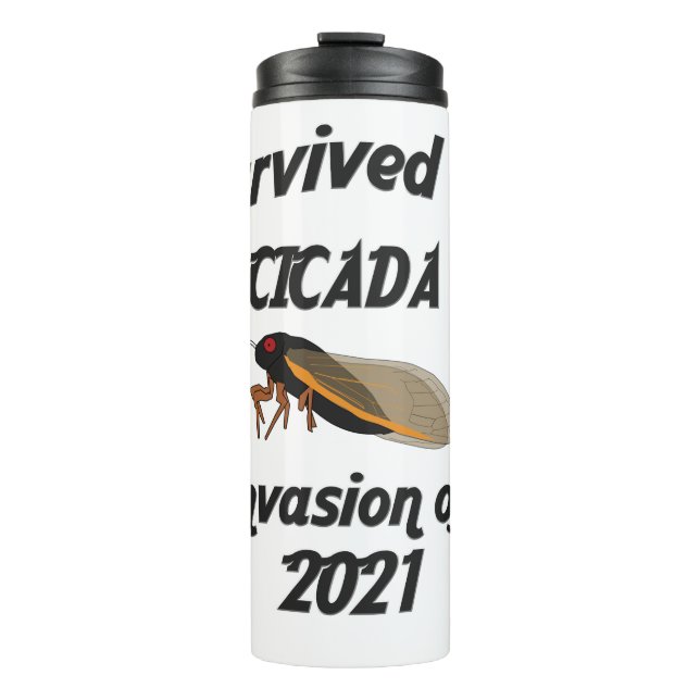 Cicada Invasion Thermal Tumbler (Front)