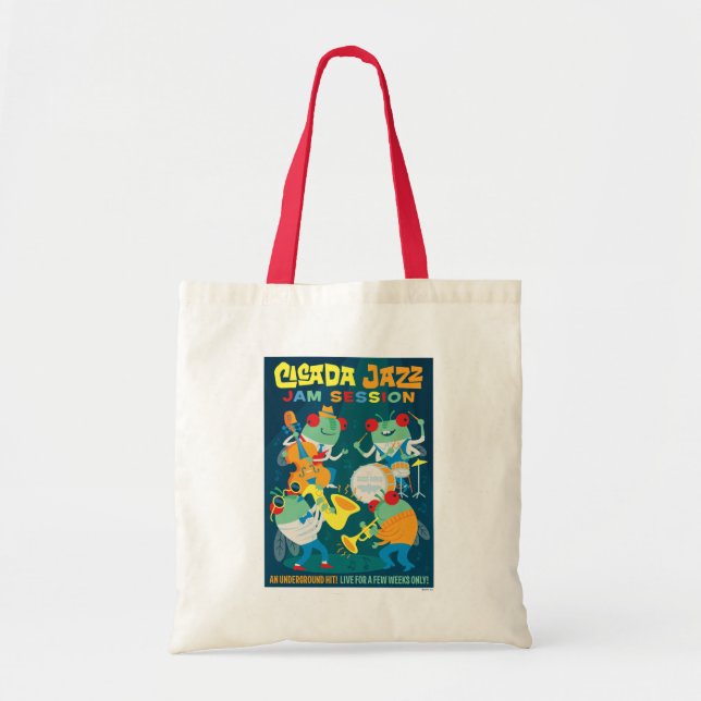 Cicada Jazz Jam Session Tote Bag (Front)