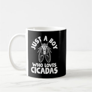 Cicada Just a Boy Who Loves Cicadas Coffee Mug