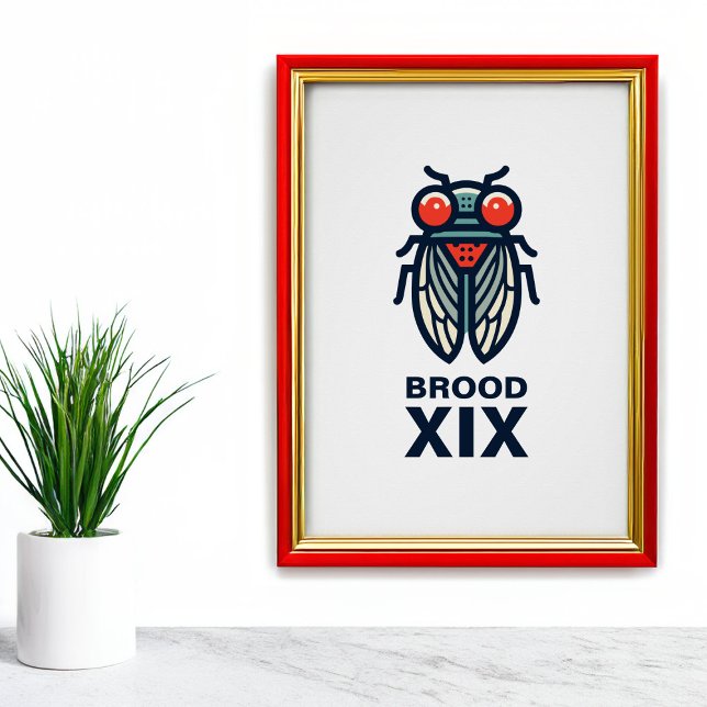 Cicada Magicicada Brood XIX or Any Brood Poster (Creator Uploaded)