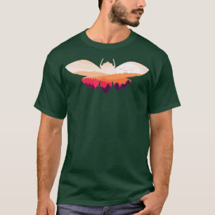 Cicada Mountain Graphic Pretty Nature Image Bug T-Shirt