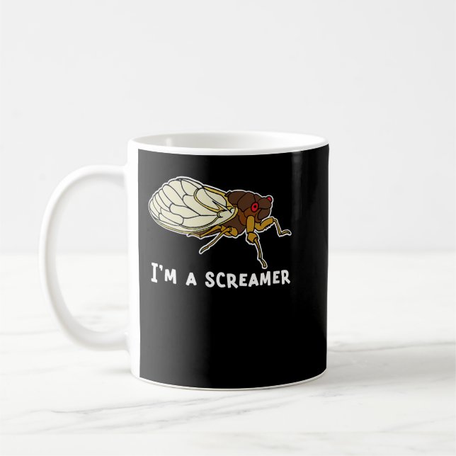 Cicada  Scream Coffee Mug (Left)