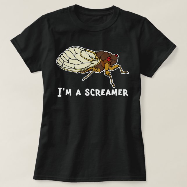 Cicada  Scream T-Shirt (Design Front)