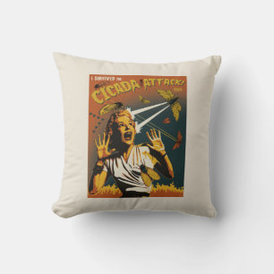 Cicada Screaming Lady 2024 Cushion