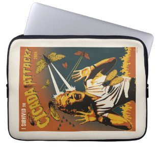 Cicada Screaming Lady 2024 Laptop Sleeve