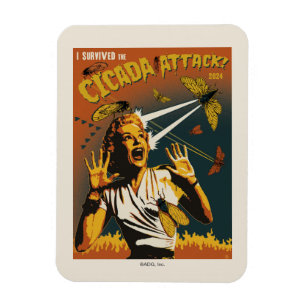 Cicada Screaming Lady 2024 Magnet