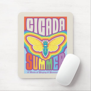Cicada Summer Love Mouse Pad