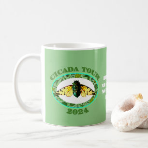 Cicada Tour 2024 Insect Lover Broods XIII and XIX Coffee Mug