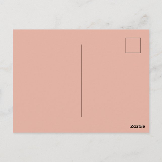 Cicada Tropical Postcard (Back)