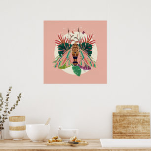 Cicada Tropical Poster