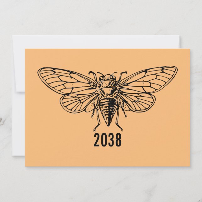 Cicadas 2038 invitation (Front)