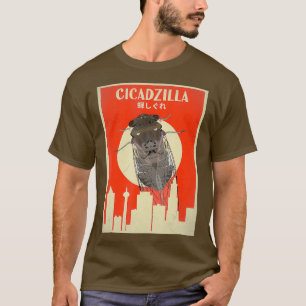 Cicadas Brood X Funny Japanese Poster Cicada T-Shirt