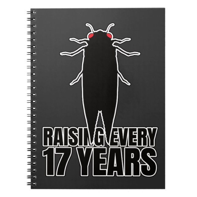 Cicadas Cicada Zombie Bugs – Entomology Geek Notebook (Front)