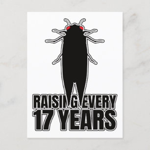 Cicadas Cicada Zombie Bugs – Entomology Geek Postcard