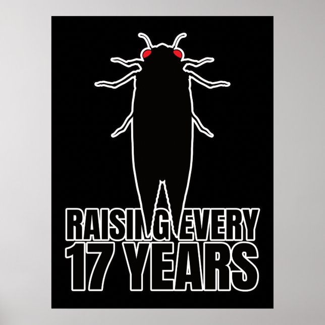 Cicadas Cicada Zombie Bugs – Entomology Geek Poster (Front)