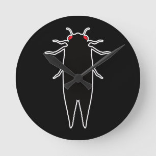 Cicadas Cicada Zombie Bugs – Entomology Geek Round Clock