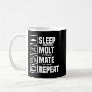 Cicadas Life Cycle Sleep Moult Mate Repeat Entomol Coffee Mug