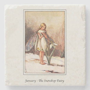 Cicely Mary Barker - January Fairy Stone Coaster