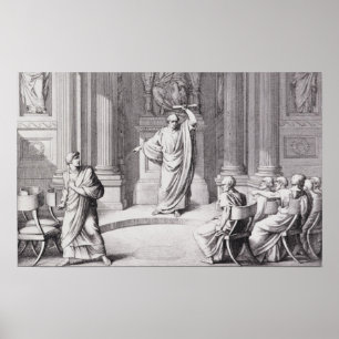 Cicero Denouncing Catiline Poster
