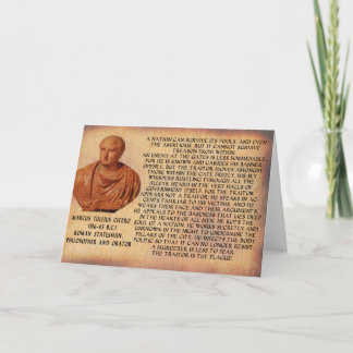 CICERO QUOTE - NATION CANNOT SURVIVE TREASON CARD