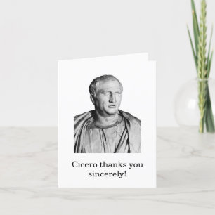 Cicero Thank You Card
