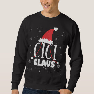 Cici Claus Santa Hat Cute Grandma Cici Christmas F Sweatshirt