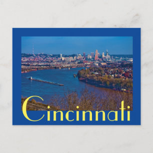 Cicinnati , Ohio, The Queen City Postcard