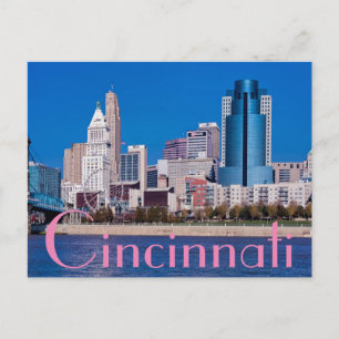 Cicinnati , Ohio, The Queen City Postcard
