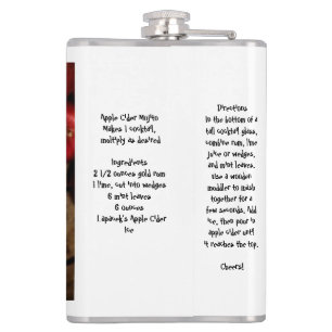 Cider After Dark Flash - Apple Cider Mojito Recipe Hip Flask