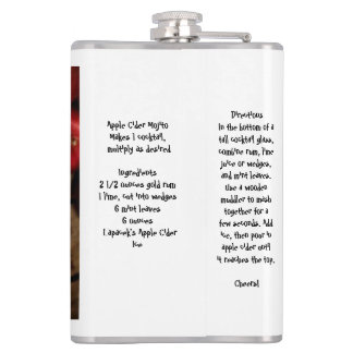 Cider After Dark Flash - Apple Cider Mojito Recipe Hip Flask