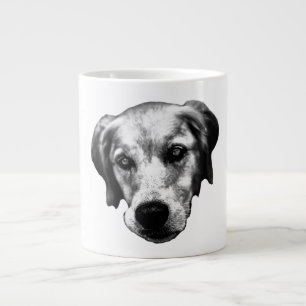 Cider-Morning Companion in Monochrome Large Coffee Mug