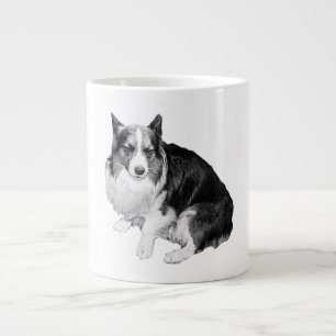 Cider-Night Corgi Large Coffee Mug