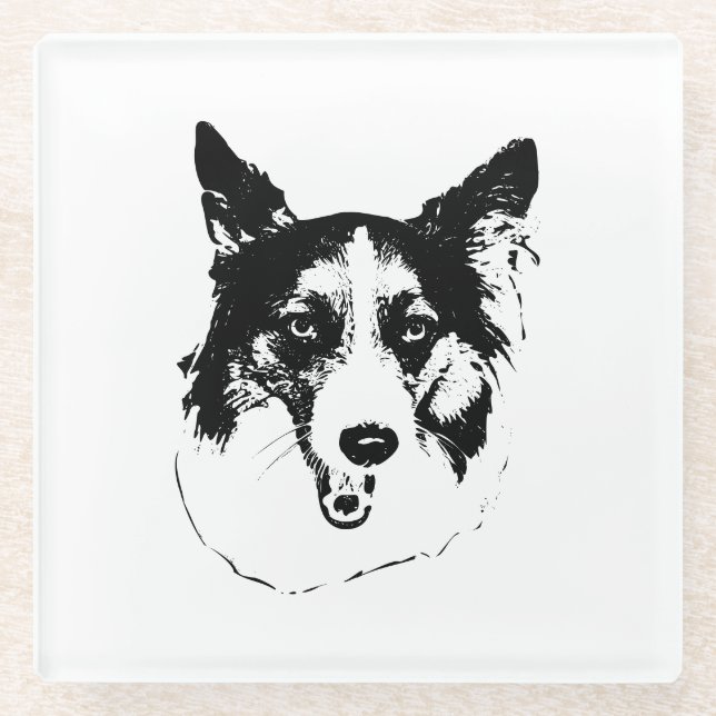 Cider Season Glow Glass Coaster (Front)