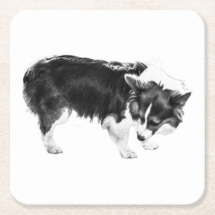 Cider Step Pause Square Paper Coaster