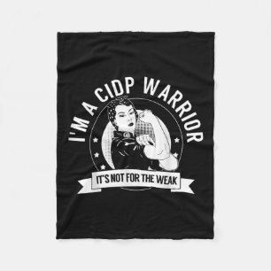 Cidp Warrior Nftw Awareness Fleece Blanket