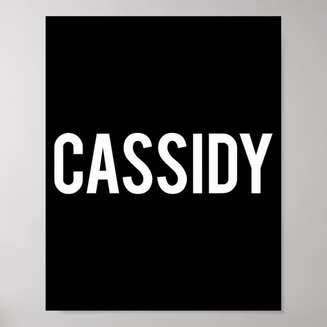 Cidy - Cool New Funny Name Fan Gift Tee  Poster (Front)