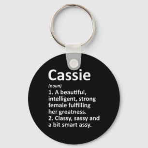 Cie Definition Personalised Name Funny Key Ring