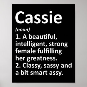 Cie Definition Personalised Name Funny Poster