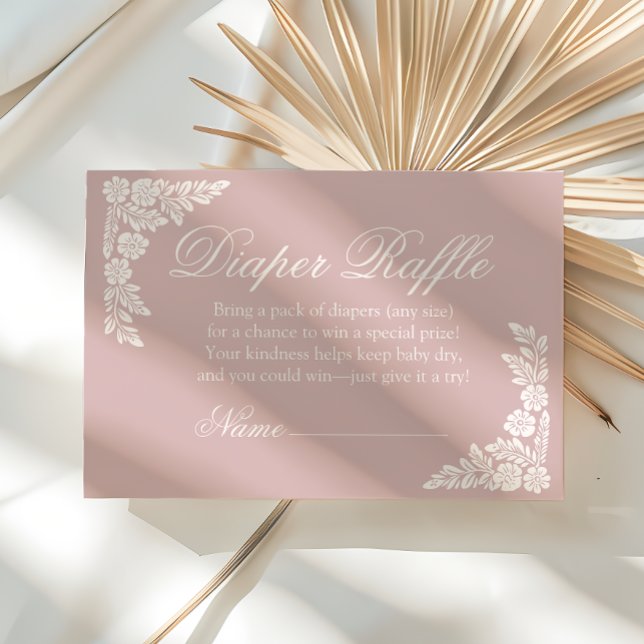 Cielito Lindo baby shower Diaper Raffle Enclosure Card (Creator Uploaded)