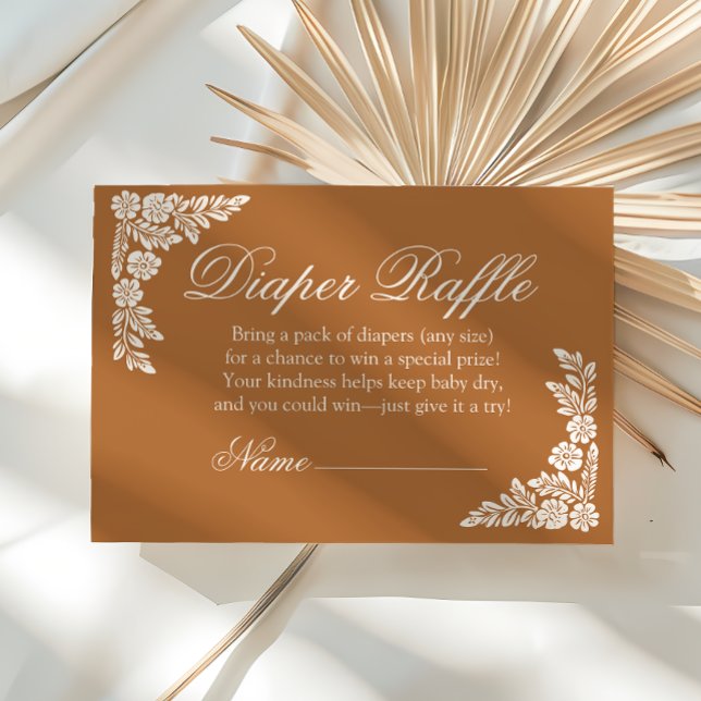 Cielito Lindo baby shower Diaper Raffle Enclosure Card (Creator Uploaded)