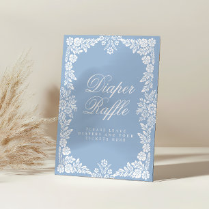 Cielito Lindo baby shower Diaper Raffle Sign