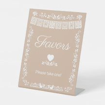 Cielito Lindo Baby Shower Favours Beige