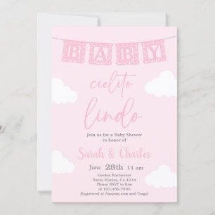 Cielito Lindo Baby Shower Girl Invitation